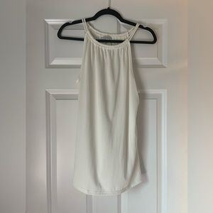 White Halter Top